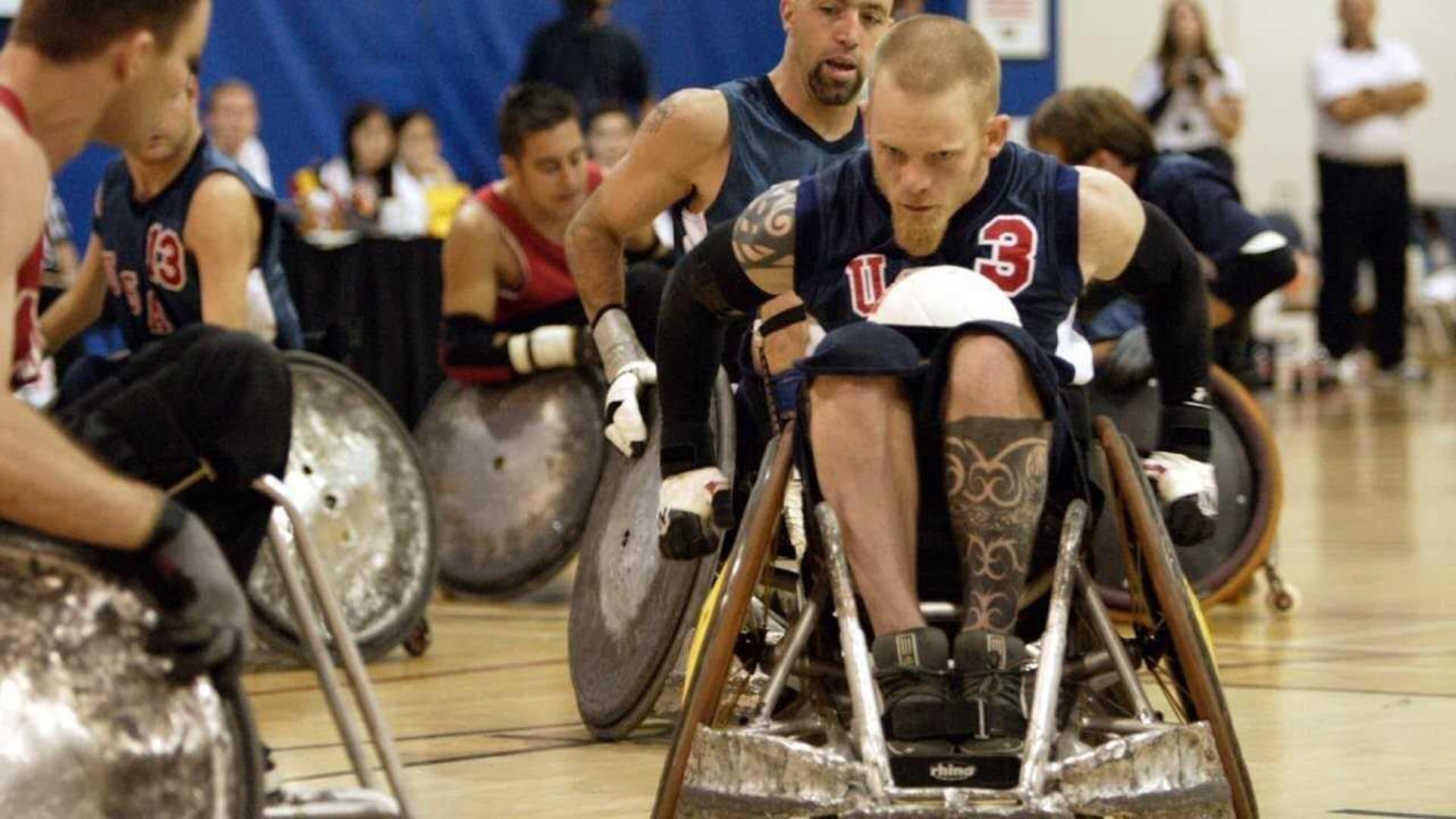 Murderball backdrop