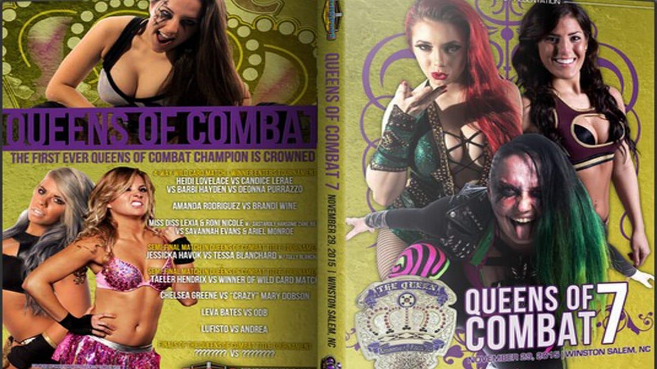 Queens Of Combat QOC 7 backdrop