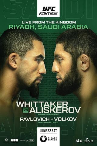 UFC on ABC 6: Whittaker vs. Aliskerov poster