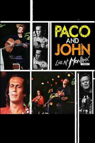 Paco De Lucía, John McLaughlin - Paco and John Live at Montreux 1987 poster