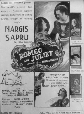 Romeo and Juliet poster