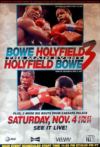 Evander Holyfield vs. Riddick Bowe III poster