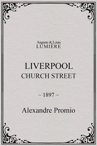 Liverpool, Church Street poster