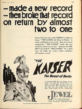 The Kaiser, the Beast of Berlin poster