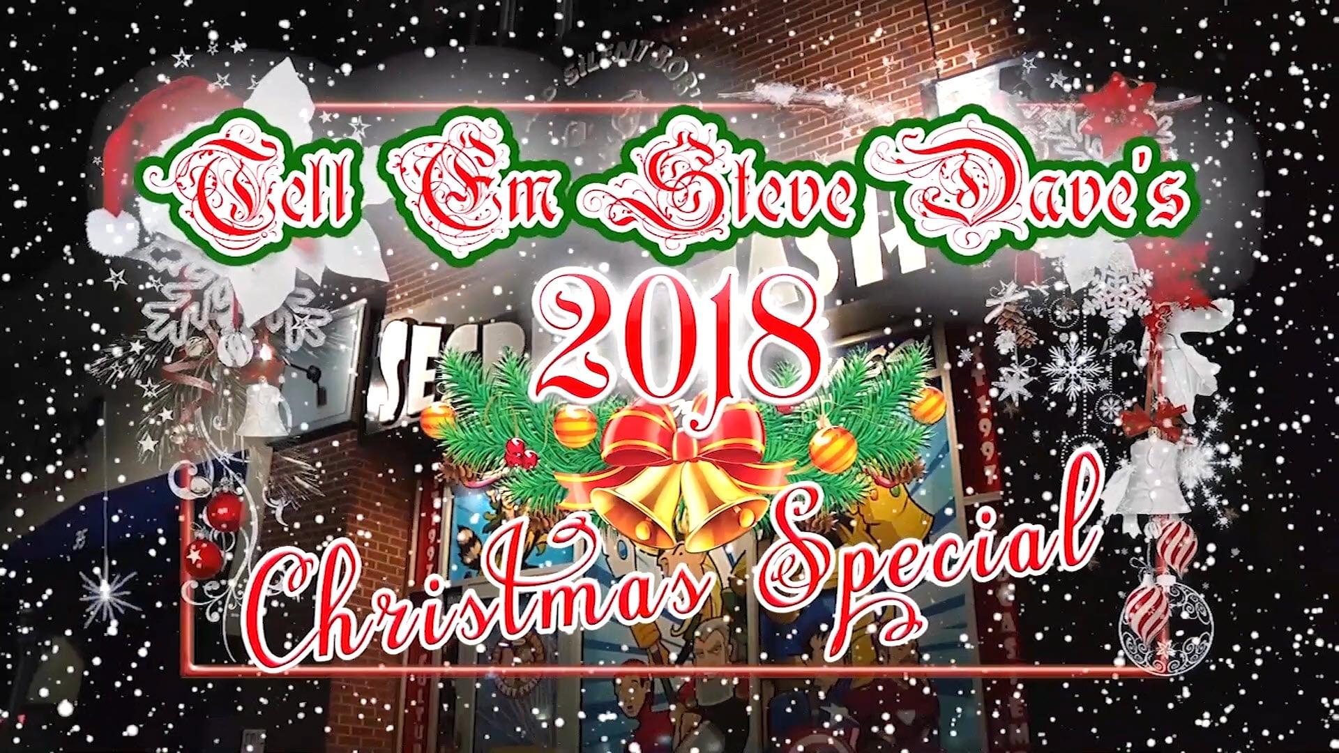 Tell 'em Steve-Dave: 2018 Christmas Special backdrop