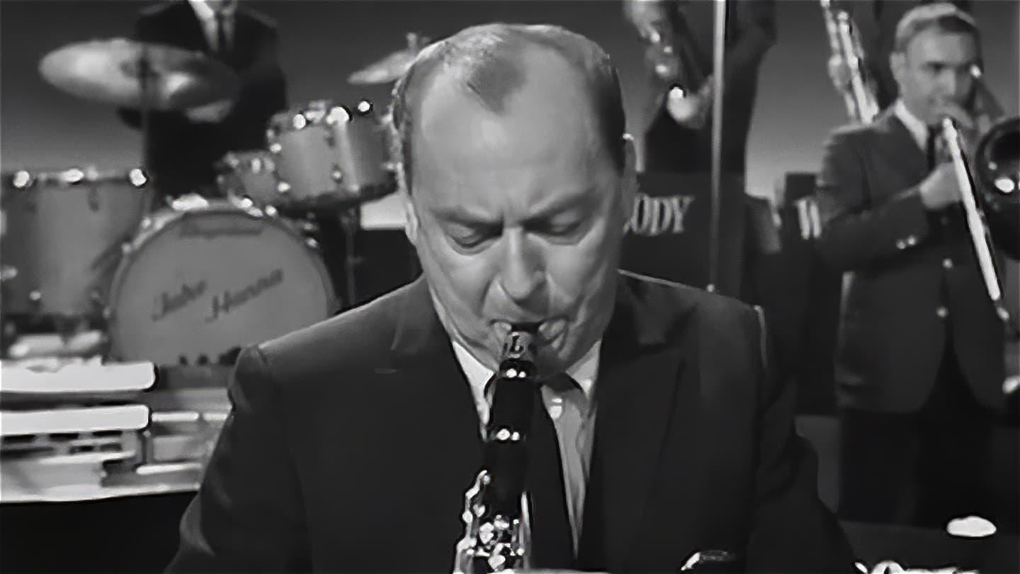 Woody Herman's Swinging Herd live in England backdrop