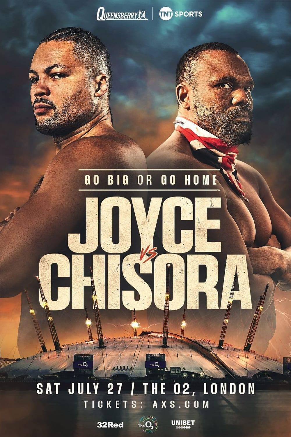 Joe Joyce vs. Derek Chisora poster