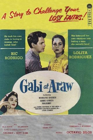 Gabi at Araw poster