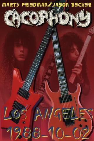 Cacophony: Live in Los Angeles 1988 poster