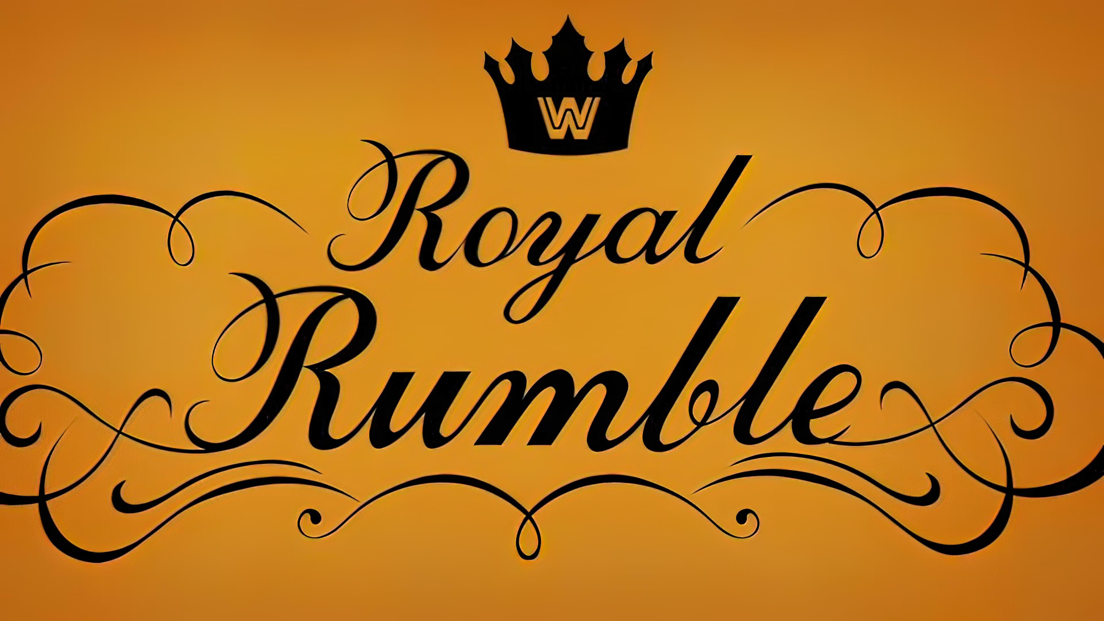 WWE Royal Rumble backdrop