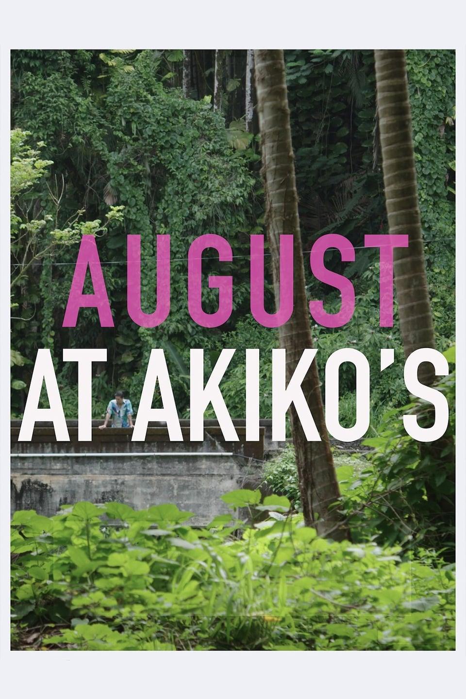 August at Akiko's poster