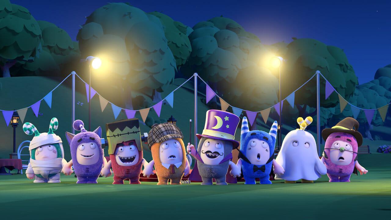 Oddbods: Party Monsters backdrop