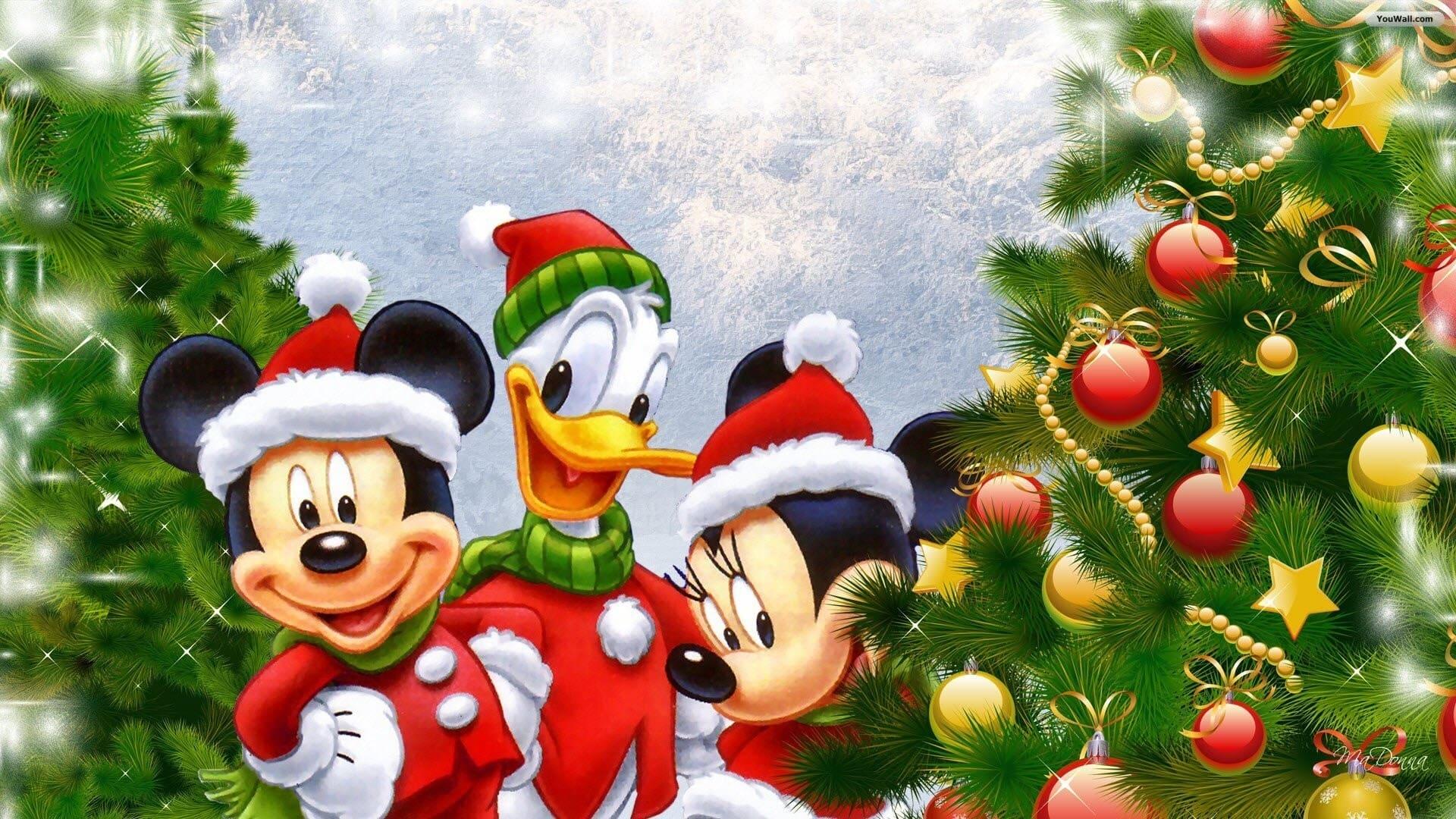 A Disney Christmas Gift backdrop