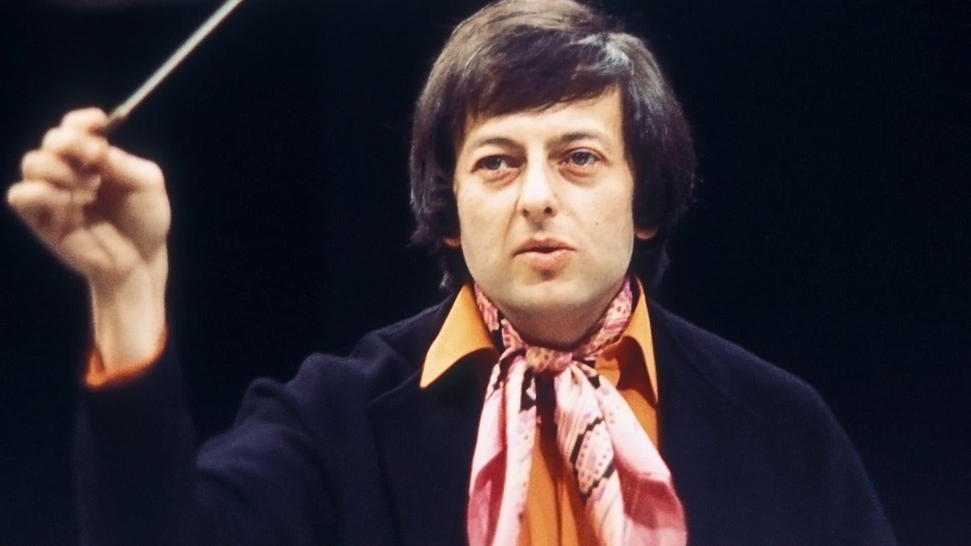 Andre Previn at the BBC backdrop