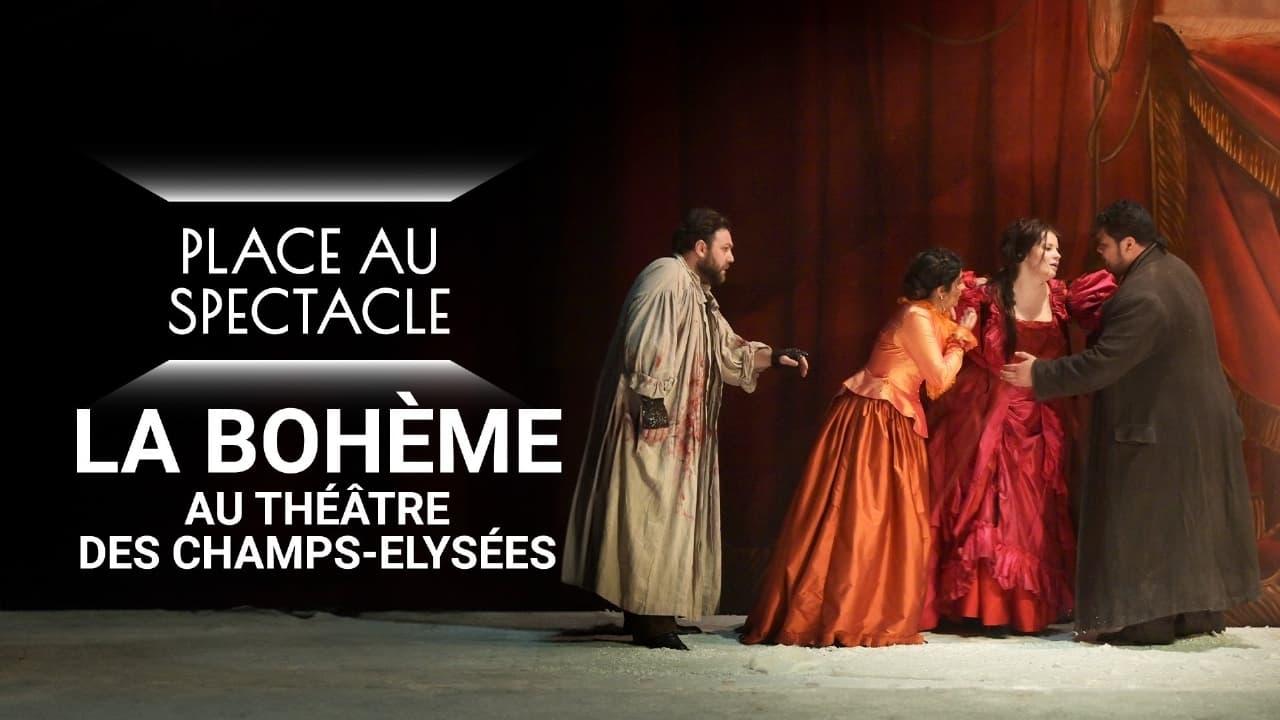 La Bohème, théâtre des Champs Elysées backdrop