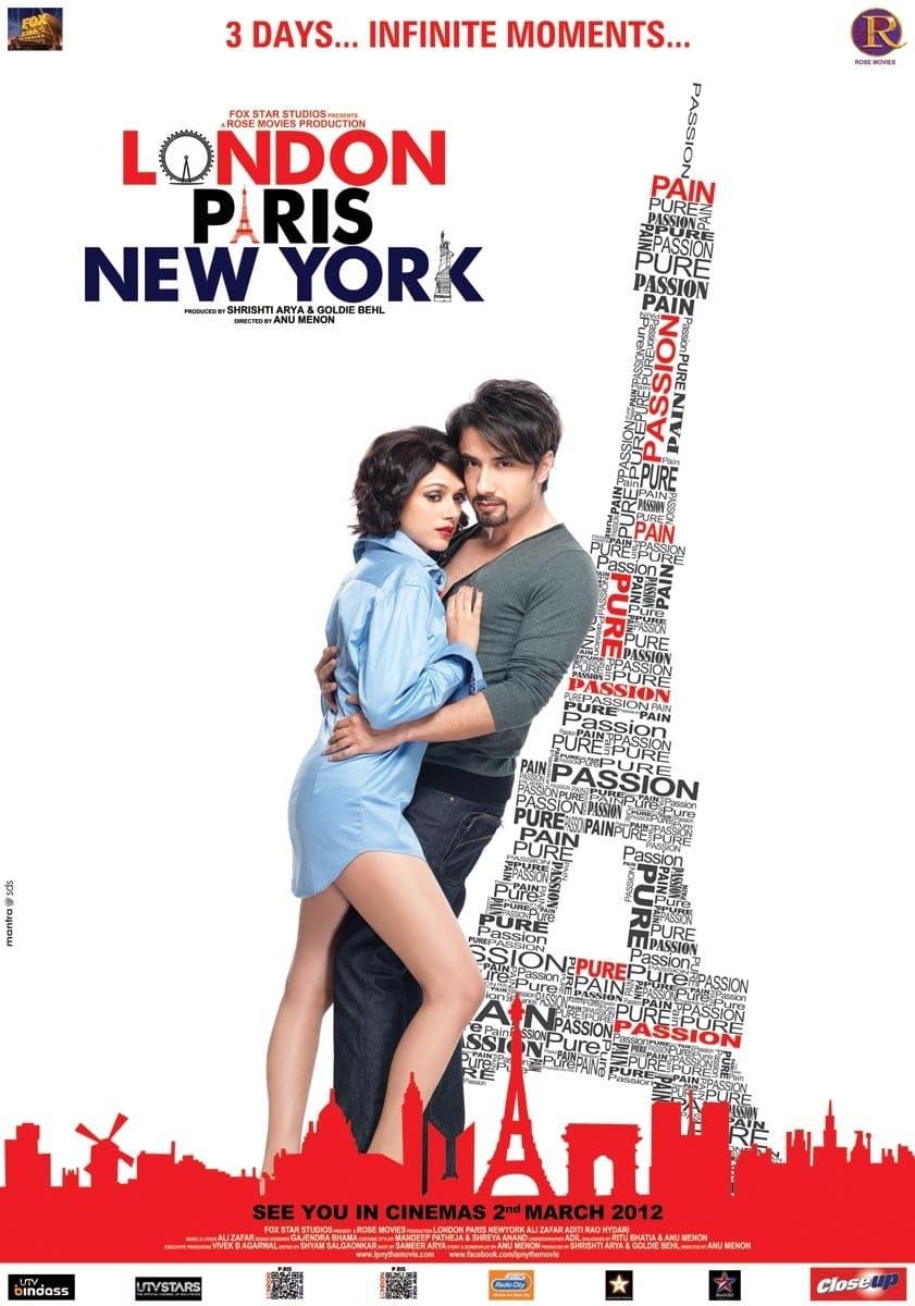 London, Paris, New York poster