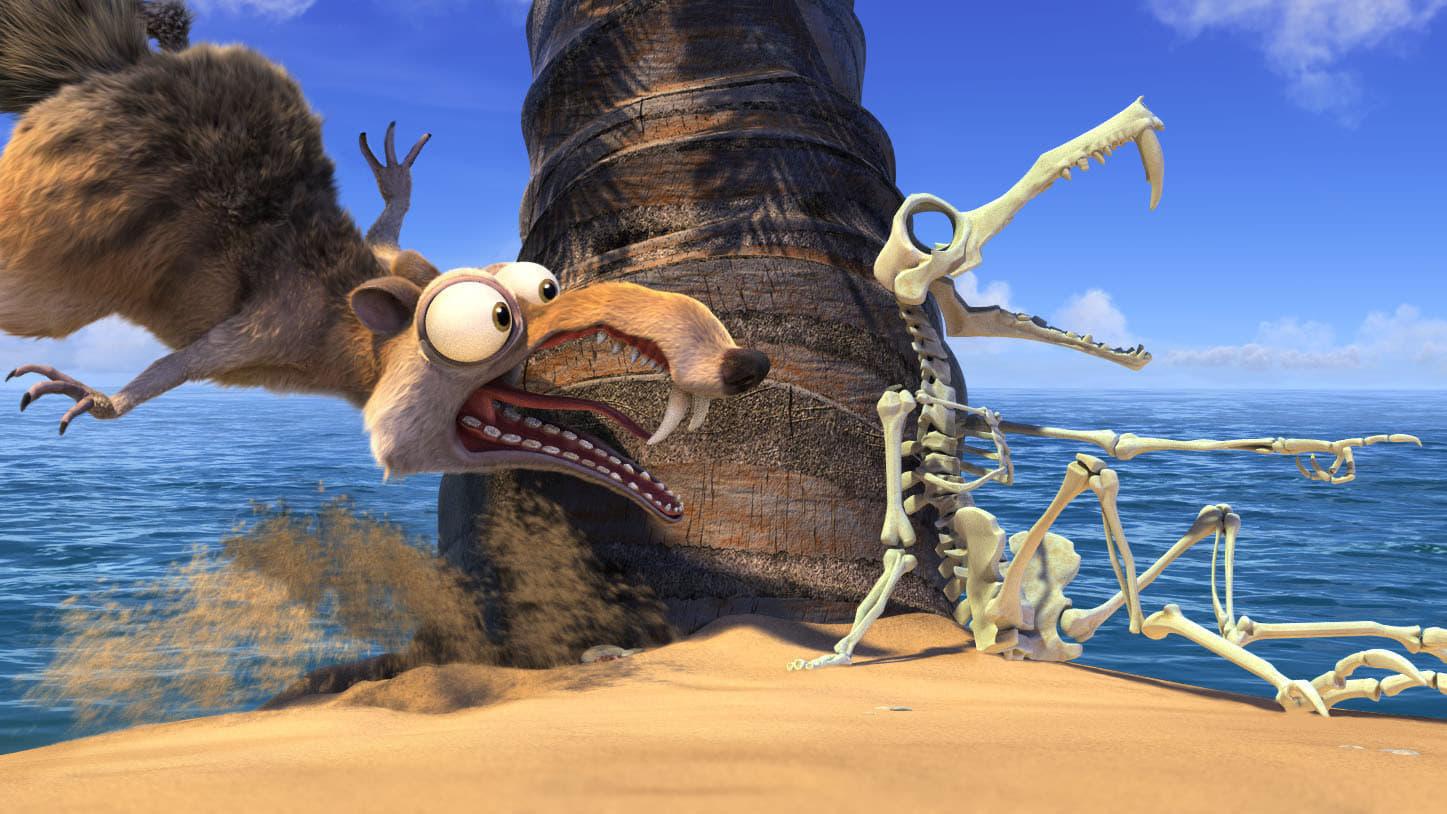 Ice Age: Continental Drift: Scrat Got Your Tongue backdrop