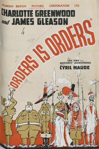 Orders Is Orders poster