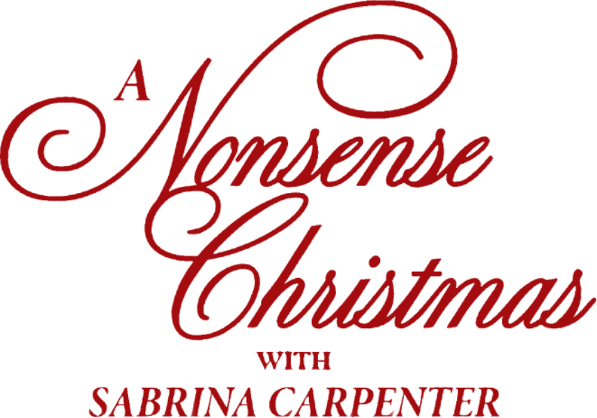 A Nonsense Christmas with Sabrina Carpenter logo