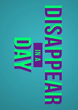 Disappear in a Day poster