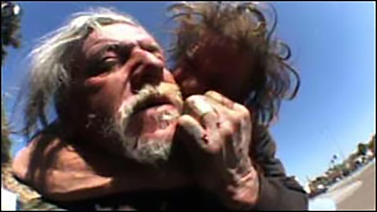 Bumfights Vol. 3: The Felony Footage backdrop