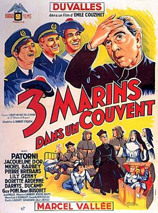 Trois marins dans un couvent poster