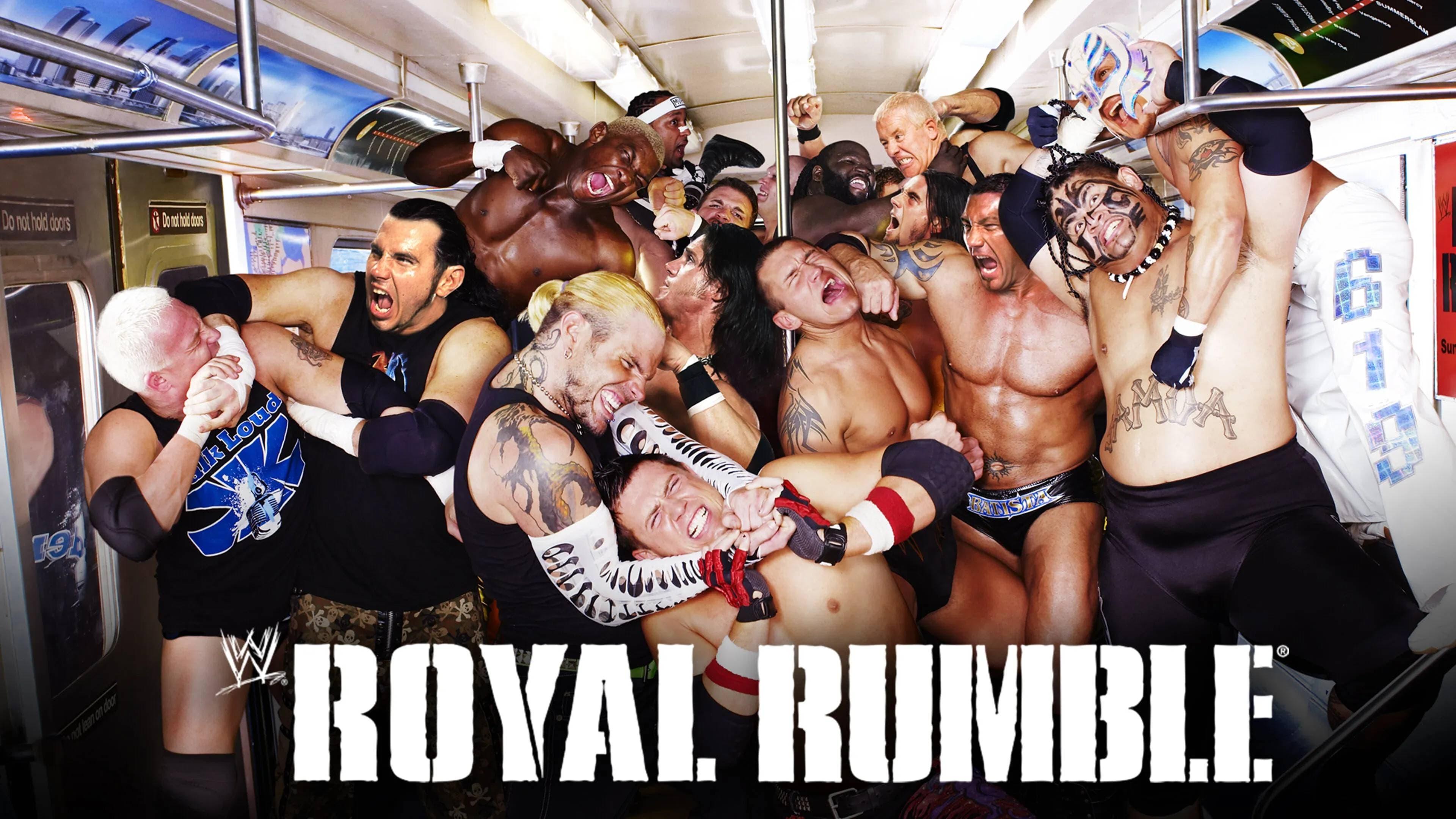 WWE Royal Rumble 2008 backdrop