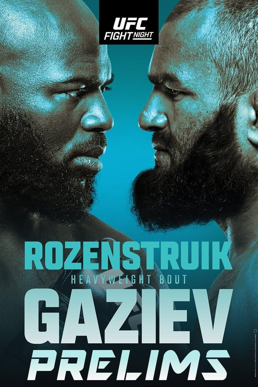 UFC Fight Night 238: Rozenstruik vs. Gaziev poster