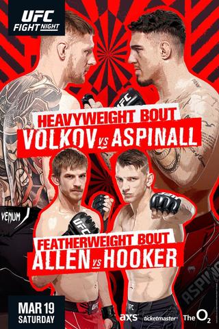 UFC Fight Night 204: Volkov vs. Aspinall poster