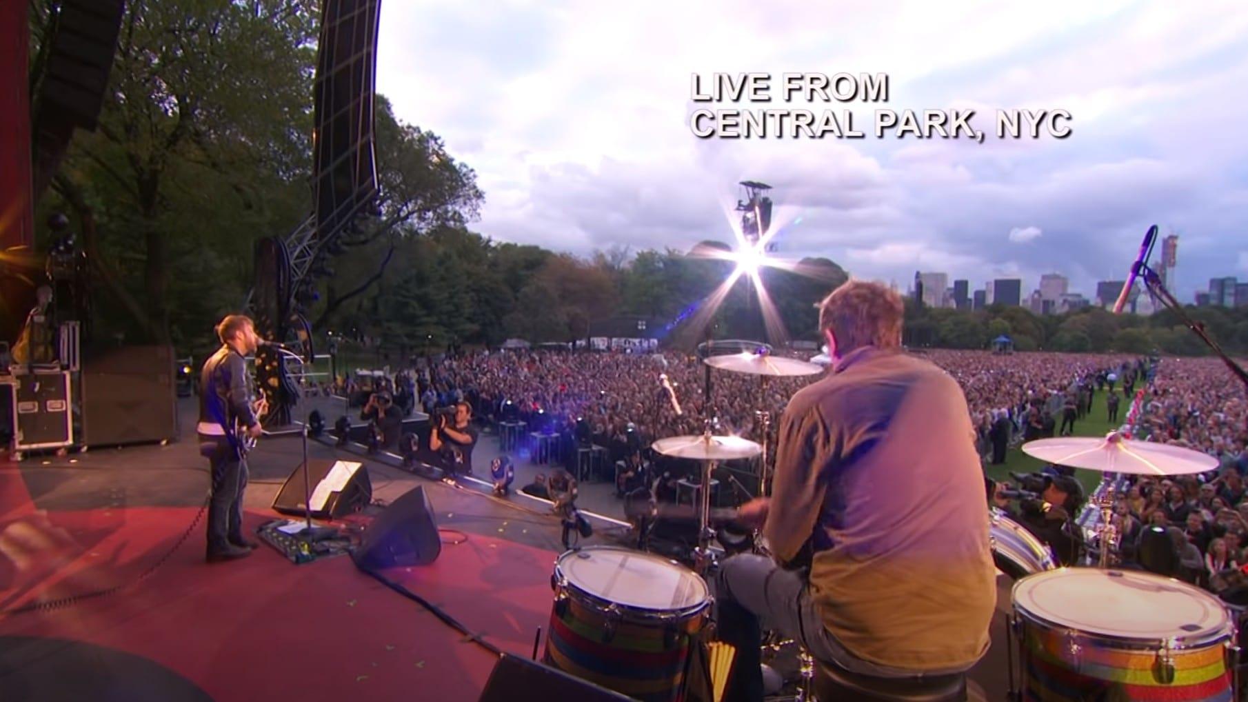 The Black Keys: Live at Global Citizen Music Festival 2012 backdrop