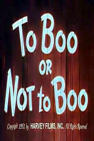 To Boo or Not to Boo poster