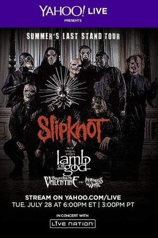 Slipknot - Live at DTE Energy Music Theatre 2015 poster