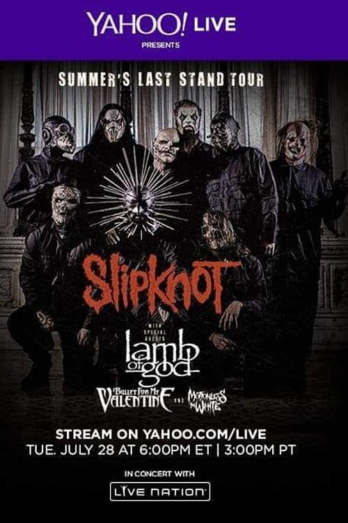 Slipknot - Live at DTE Energy Music Theatre 2015 poster