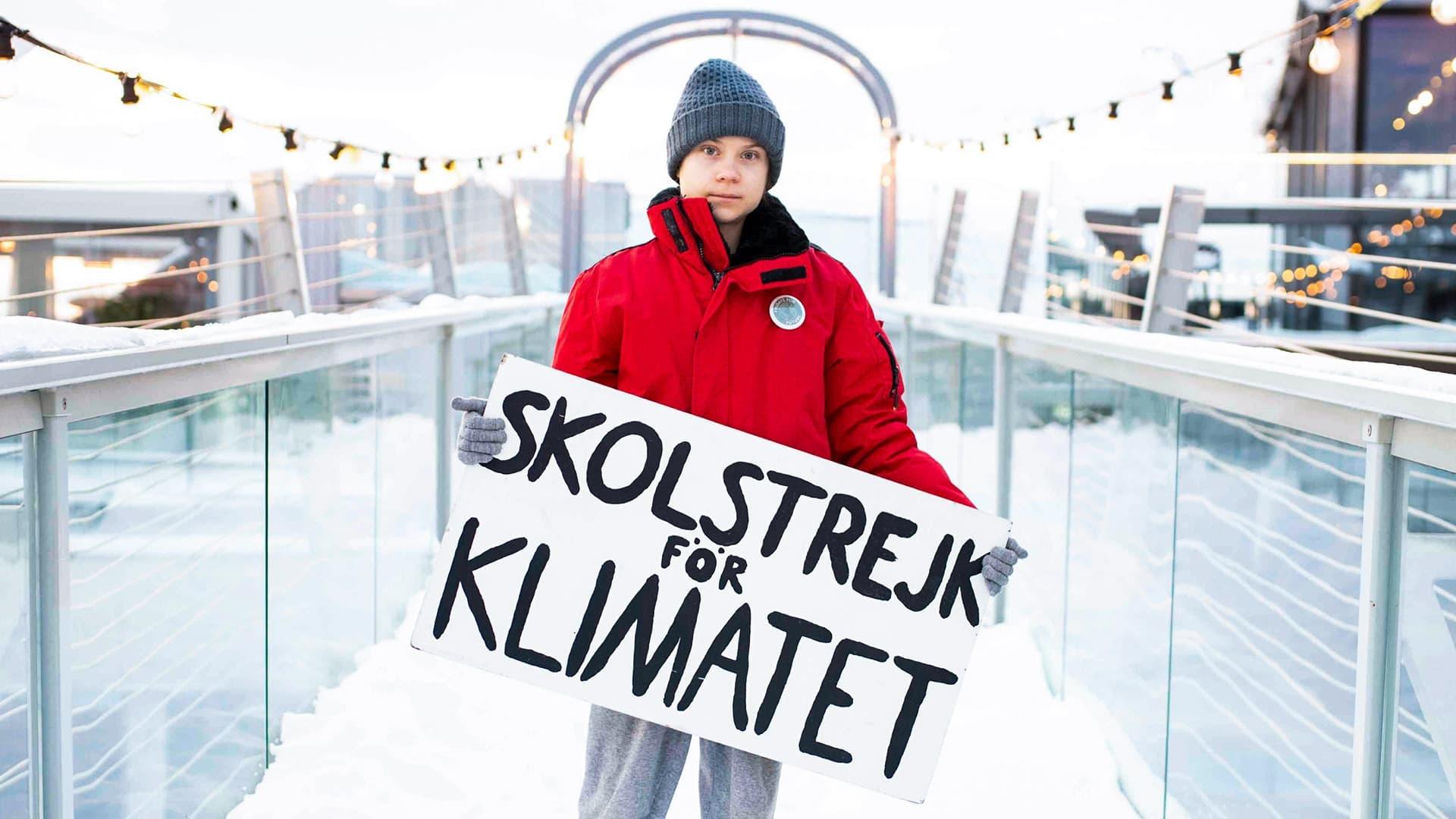 Greta Thunberg: A Year to Change the World backdrop