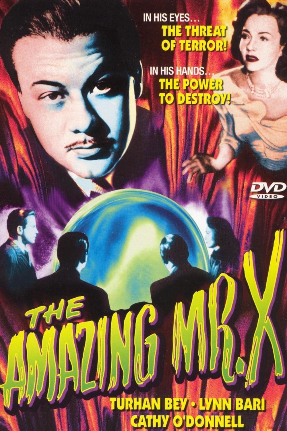 The Amazing Mr. X poster