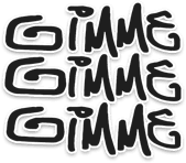 Gimme Gimme Gimme logo