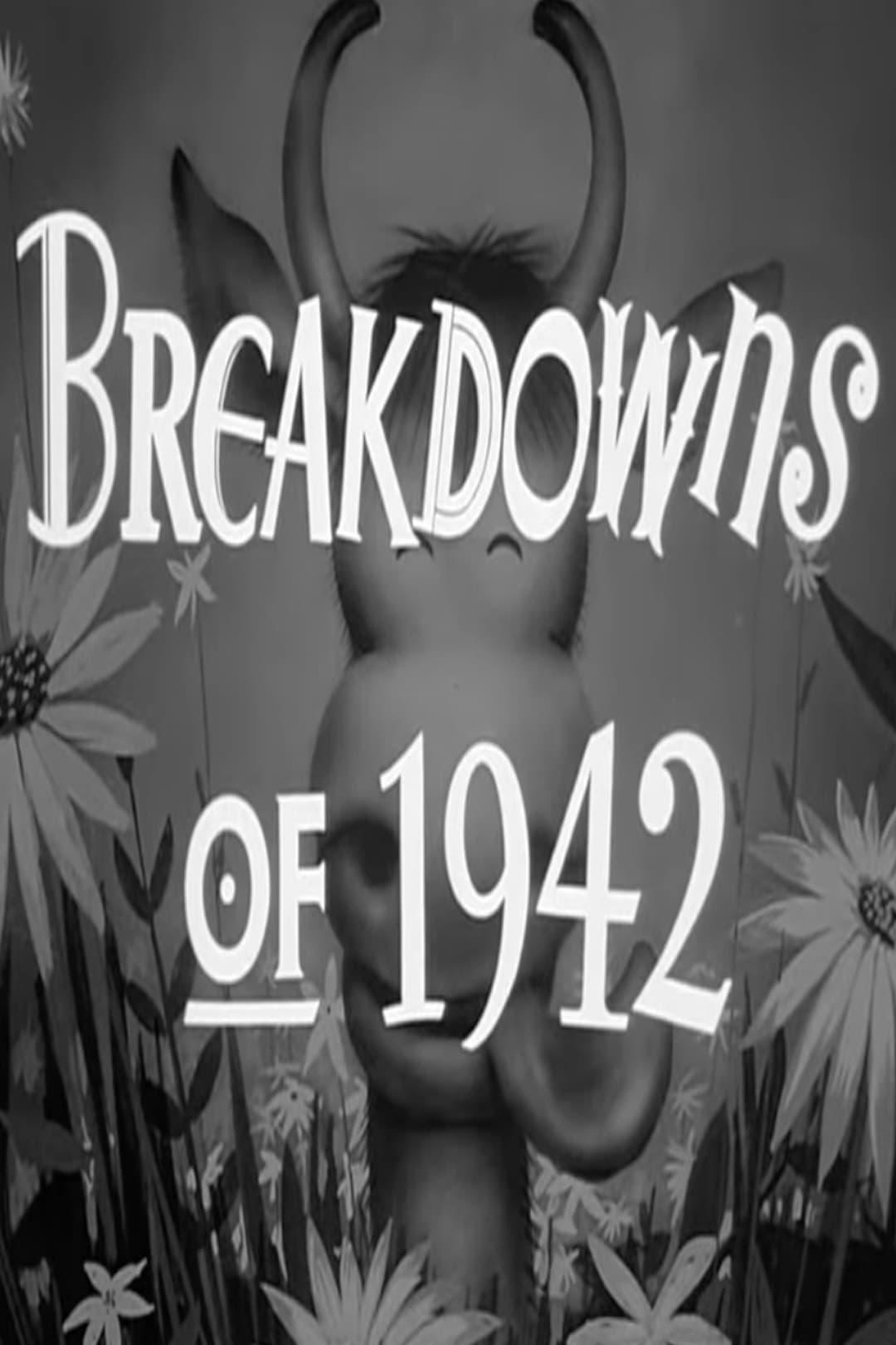 Breakdowns of 1942 poster