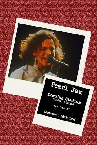 Pearl Jam: Downing Stadium, NY 1996 poster