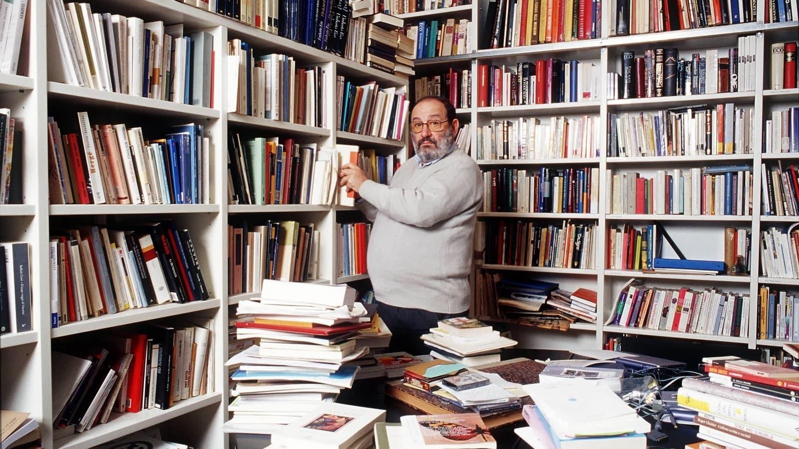 Umberto Eco: A Library of the World backdrop