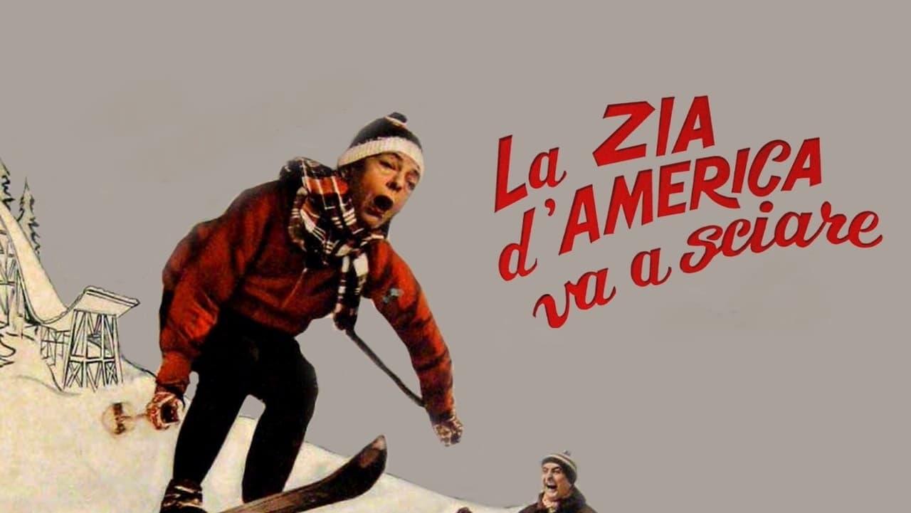 La zia d'America va a sciare backdrop