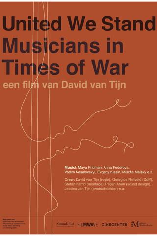 United We Stand - Musicians in Time of War poster