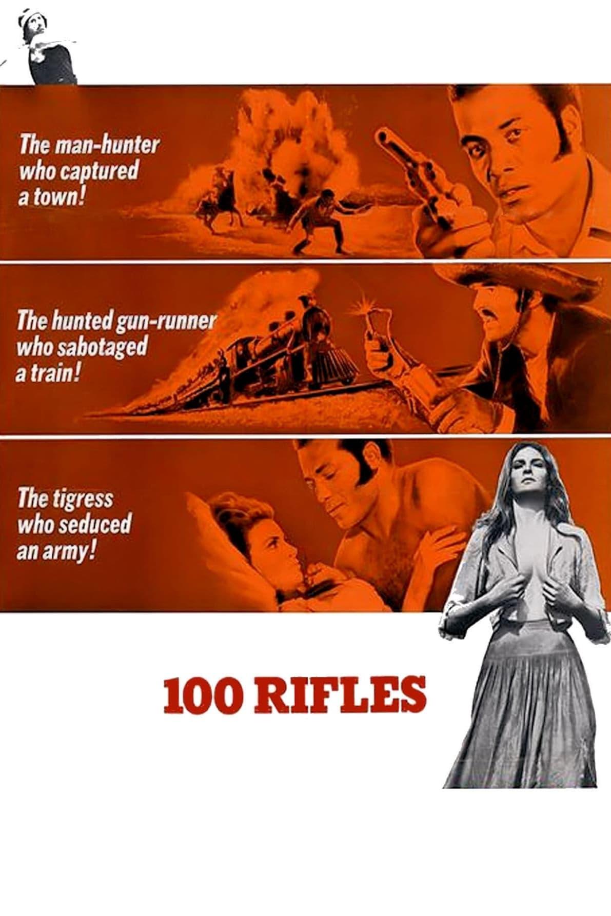 100 Rifles poster