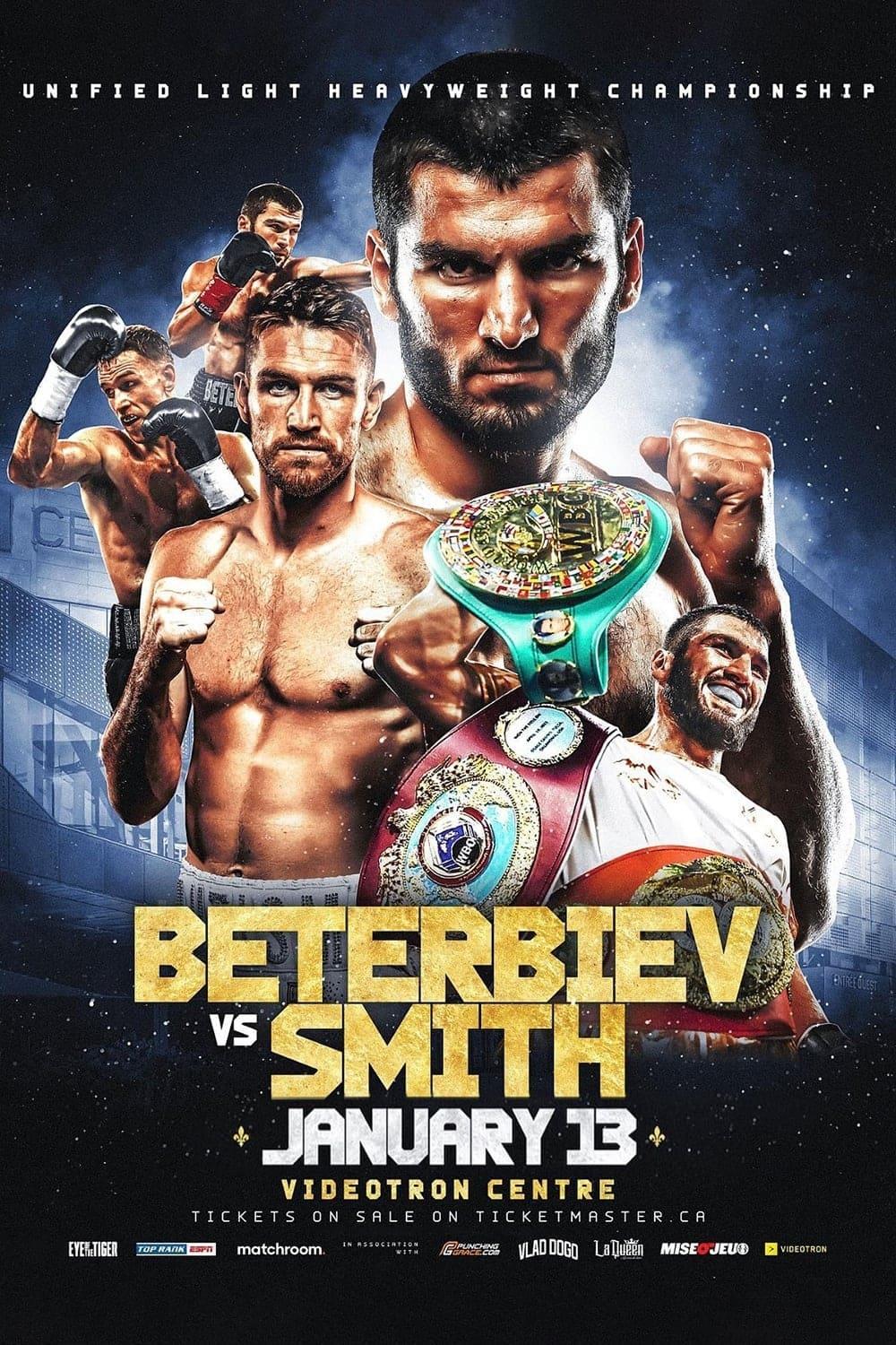 Artur Beterbiev vs. Callum Smith poster