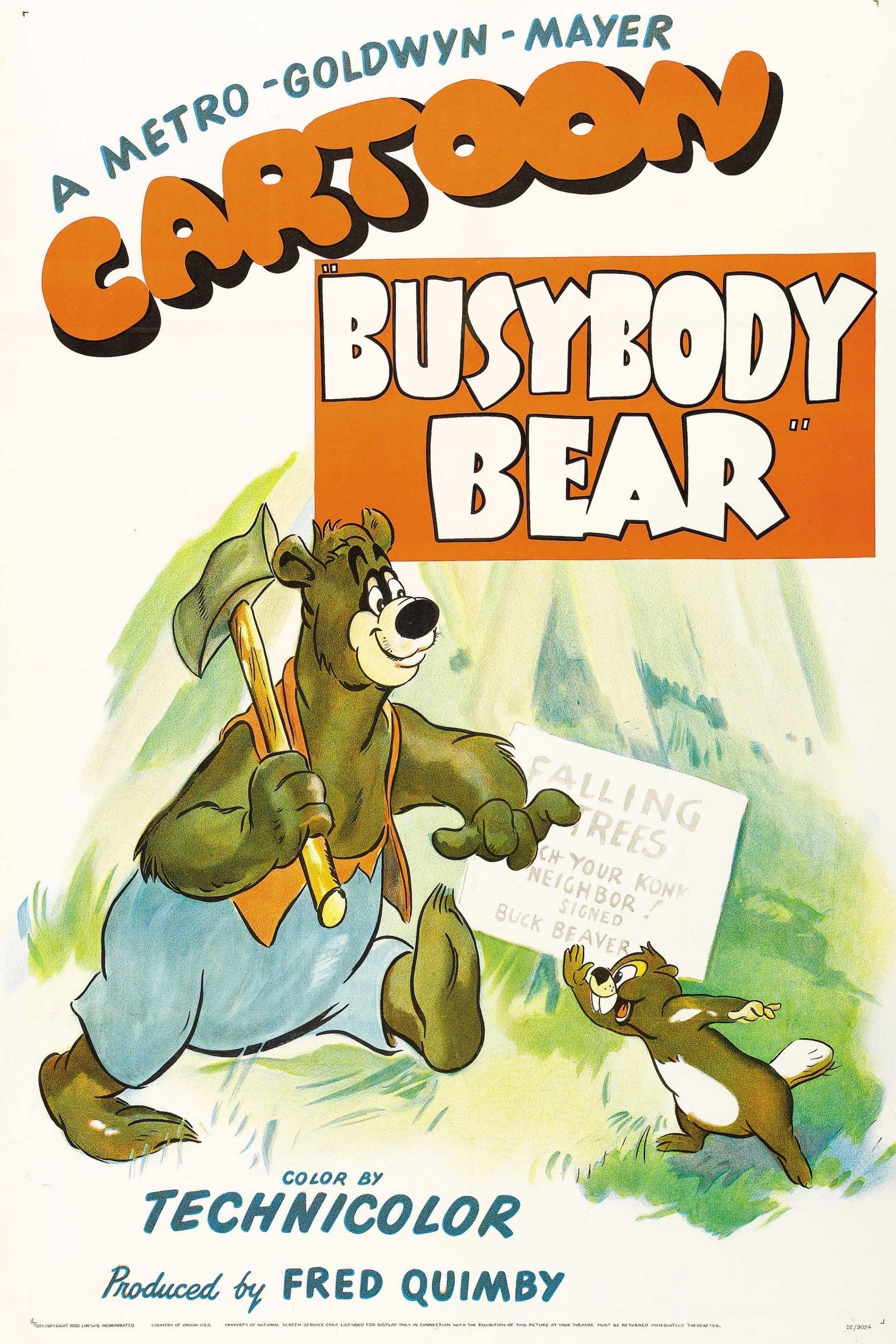 Busybody Bear poster