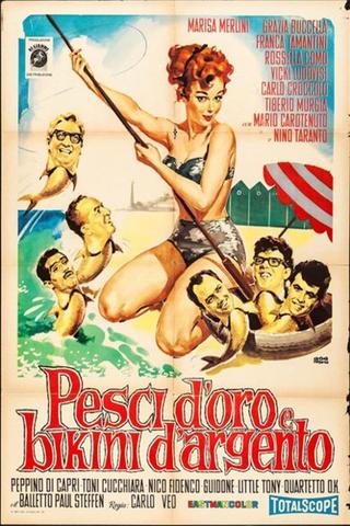 Pesci d'oro e bikini d'argento poster