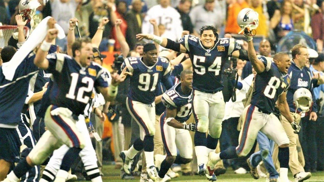 Super Bowl XXXVIII Champions: New England Patriots backdrop