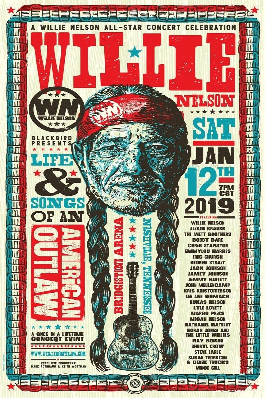 Willie Nelson American Outlaw poster