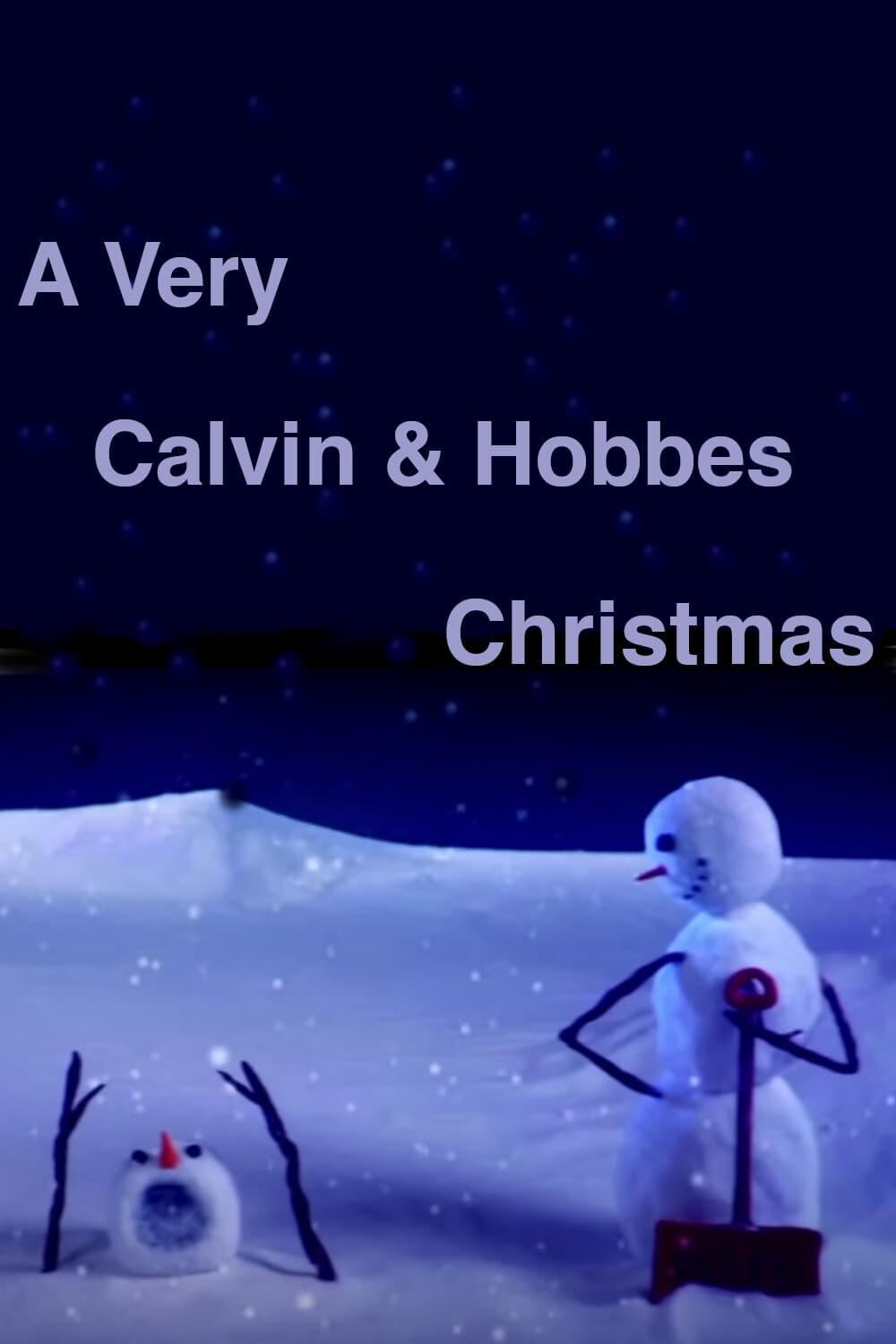 A Very Calvin & Hobbes Christmas poster