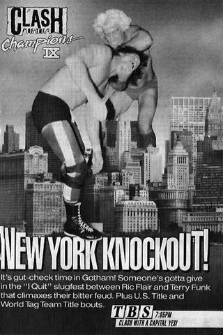 WCW Clash of The Champions IX: New York Knockout poster