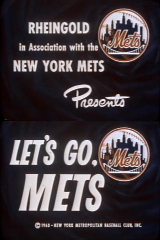 1963 Mets: Let's Go, Mets poster